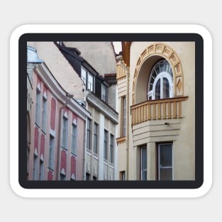 Old town architecture Sticker